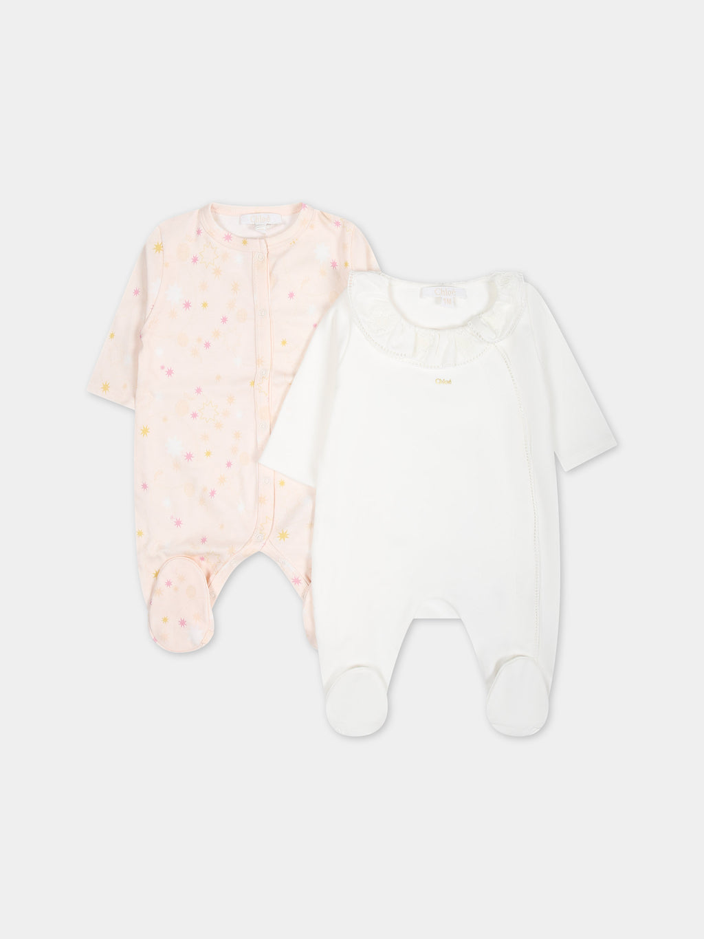 Bodies multicolores pour bébé fille